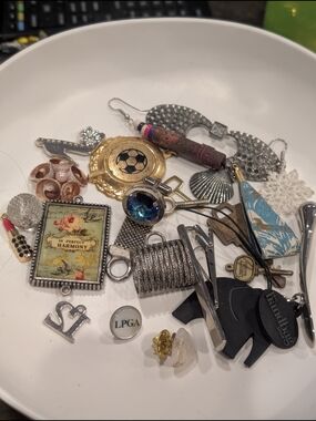 Mixed Jewelry and Other Junk Drawer Findings